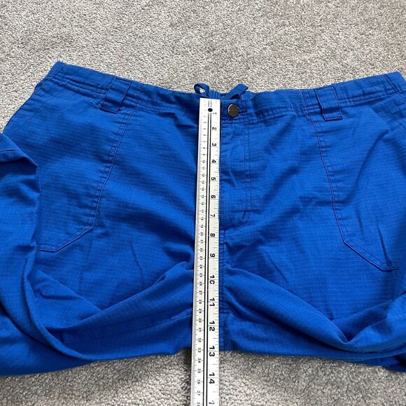 Carhartt Scrub Casual Pants Mens 2XL Royal Blue Straight Leg Elastic Waist 43x27 - Picture 5 of 13